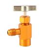 1pc AC R-134a Refrigerant Tap Can Dispensing 1/2" ACME Thread Valve M16 Thread