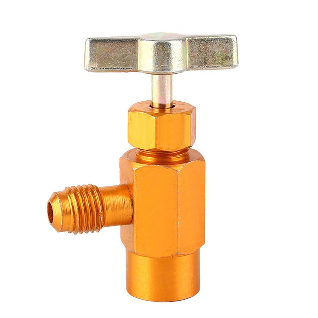 1pc AC R-134a Refrigerant Tap Can Dispensing 1/2" ACME Thread Valve M16 Thread