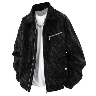 Men Lapel Casual Coat Male Clothing Spring Autumn Outerwear Harajuku Thin Jacket