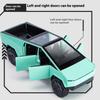 1/24 Tesla Cybertruck Pickup Alloy Car Model Diecasts Metal Toy Off-road Vehicles Car Model Simulation Sound and Light Kids Toys Gift