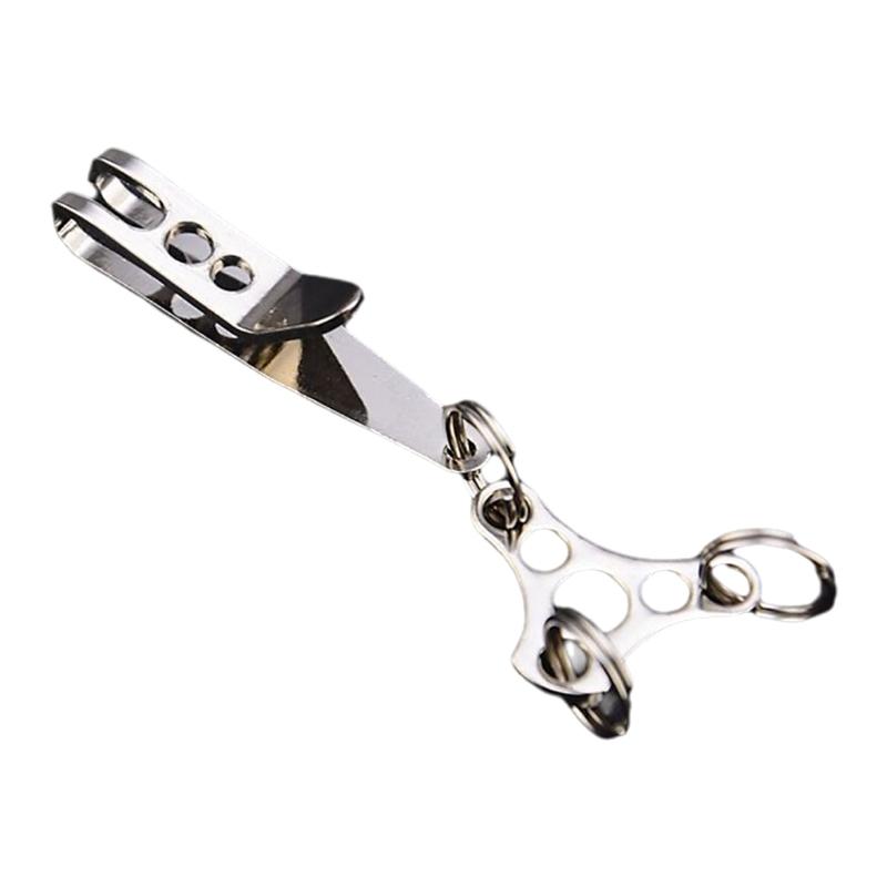 Multipurpose Metal Suspension Clip Keychain Keyring Outdoor Equipment Camping Hiking Everyday Carry Essential Key Holder