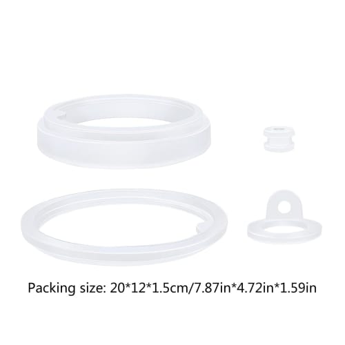 3/4pcs Silicone Seal Gasket Accessories for Thermos Flask 24/32/40/64 Oz Seal Ring Replacement Water Bottle Cup Parts Water Bottle Seal Replacement