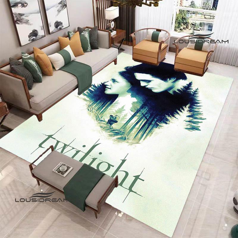 The Twilight Saga printed carpet Living room bedroom non-slip carpets Yoga mat Outdoor carpet kawaii rug birthday gift