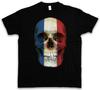CLASSIC PARAGUAY SKULL FLAG T-SHIRT Skull Banner Flag Biker MC