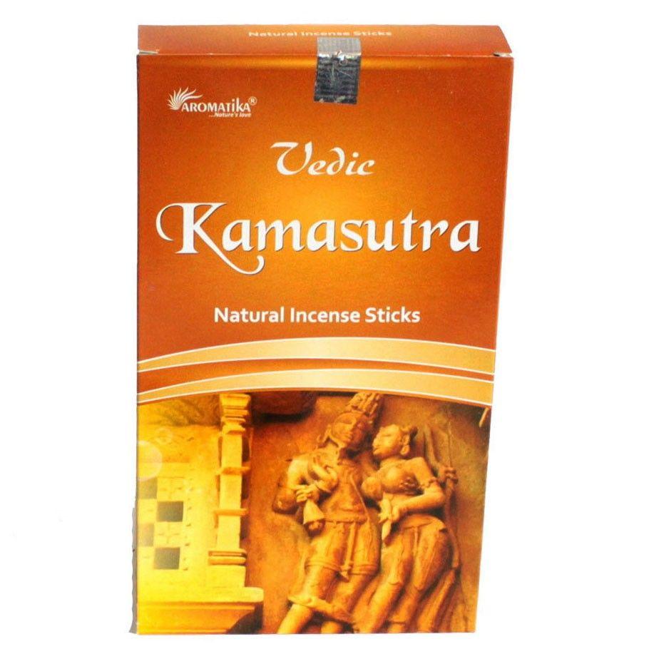 6x Incense Sticks Kamasutra Masala Vedic, 12 Sticks