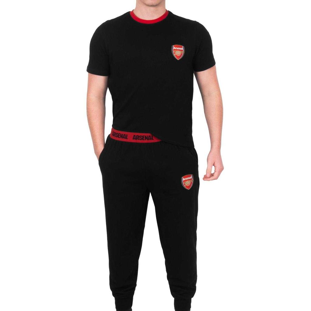Arsenal FC Mens Crest Long Pyjama Set