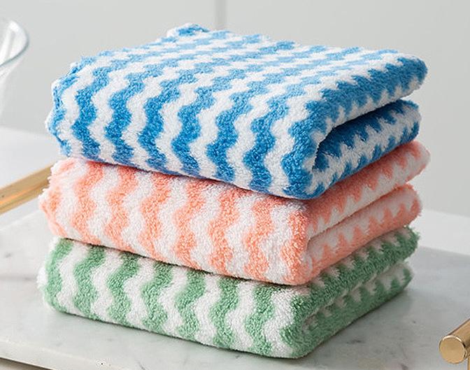 Měkké kuchyňské utěrky z mikrovlákna Absorpční hadřík na nádobí Hadry na utírání proti mastnotě Nepřilnavý olej na čištění domácnosti