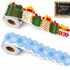 Self-adhesive Christmas Border Roll Cuttable Classroom Border Trim Border Trim  Classroom Decor