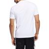 Adidas T Shirts Men's White Crew Neck Moderate Straight Fit HN0816