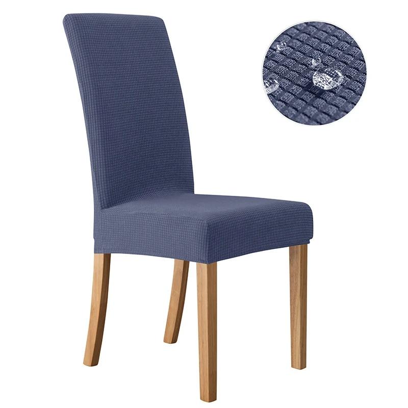 Spandex scaune de sufragerie huse jacquard huse impermeabile pentru scaune lavabile Parsons huse pentru scaune reglabile 2 4 6 set