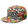 Guinea Bissau Flat Brimmed Cap Custom Name Gnb Hip-hop Hat Nation Flag Country Gw Republic Guinee College Print Photo Headgear
