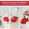 Cute Koi Fish Plush Coin Purse Pendant Cartoon Fish Shaped Zipper Wallet For Storing Coins And Earbuds Storage Bag Gifts
