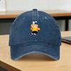 Teddy Bear Playing Badminton Print Casual Baseball Cap Summer for Young Unisex And Women Trucker Hat SunProof