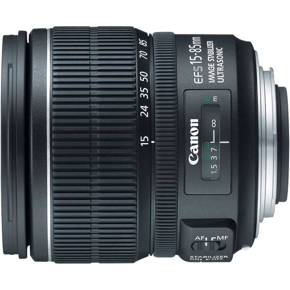 Canon Wide Angle Zoom Lens EF-S15-85mm F3.5-5.6 IS USM APS-C Compatible