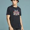 Summer Men T Shirt 2022 Fashion T-Shirts Hip Hop Short Sleeve Casual Feather Print Streetwear Top Round Neck Clothes Pullover