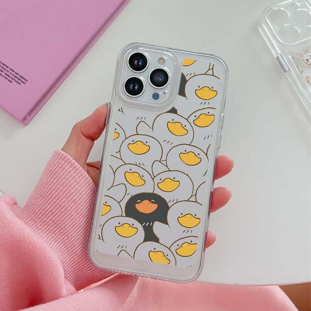 

Милый забавный чехол с котом для Iphone 14 13 12 11 Promax Mini Plus Xr Xs Max 7 8 Se 2022 противоударный прозрачный мягкий силиконовый чехол For iPhone 13Pro Max