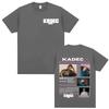 Rapper Kadec Santa Anna Tour 2025 Cover T Shirts Unisexs Women Harajuku Vintage Fashion Hip Hop T Shirt ONeck Loose Tshirts Tops