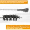 Bolaxin Diesel Injector Sleeve Cup Seat Cleaning Bore Brush Kit Compatible With Ford Powerstroke Caterpillar Navistar Maxxforce