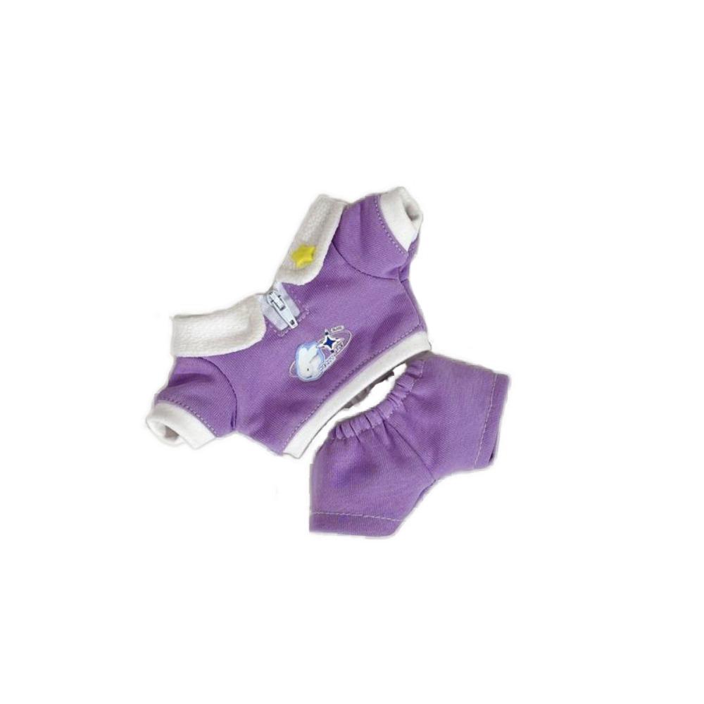 20cm Dolls Lapel Hoodies Set Multicolor Doll Replacement Outfit  Cotton Stuffed Doll