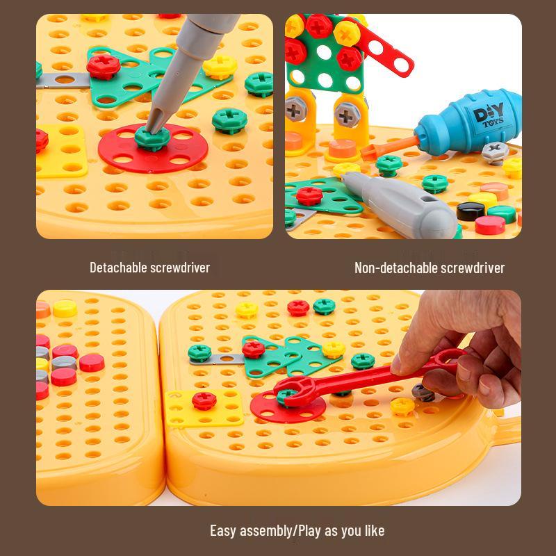 Children's Educational Electric Drill & Screwdriver Repair Toolbox