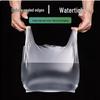 White Handle Plastic Packing Bags