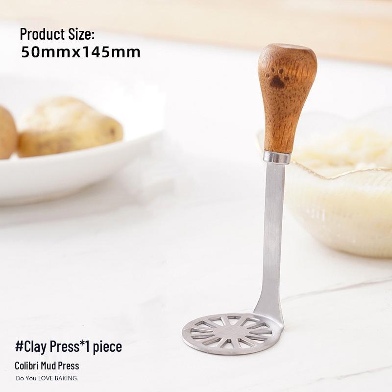 Stainless Steel Potato & Baby Food Masher Spoon