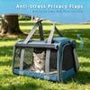 Pet Carrier for Medium-Small Cats, Collapsible Cat Carrier and Soft-Sided Pet Carrier for Medium Big Cats and Puppy Up to 17lbs
