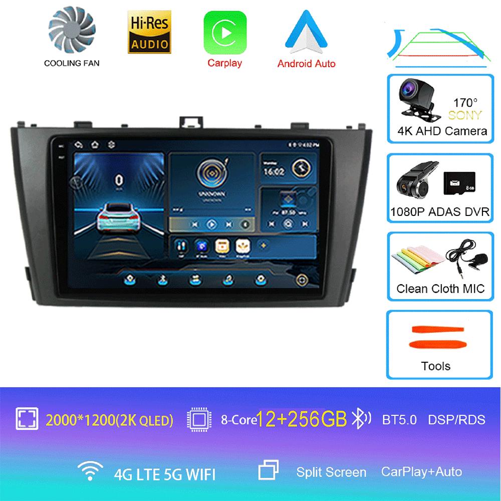Android 14 Carplay Auto Radio Auto Pentru Toyota Avensis T27 2009 2010 2011 2012-2015 Navigație GPS Player Multimedia DSP Stereo 4G