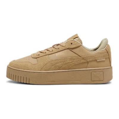 Comfortable Casual Non-Slip Wear-Resistant Low-Top Skate Shoes Women Sneaker Brown 395093-01