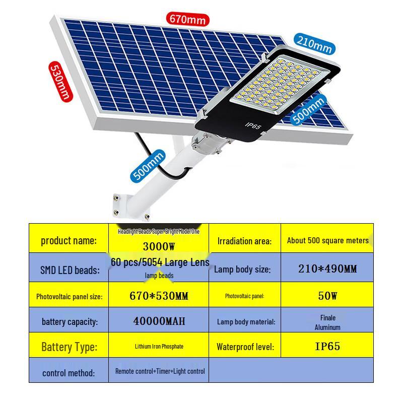 Heixie Solar Outdoor High-Pole Street Light