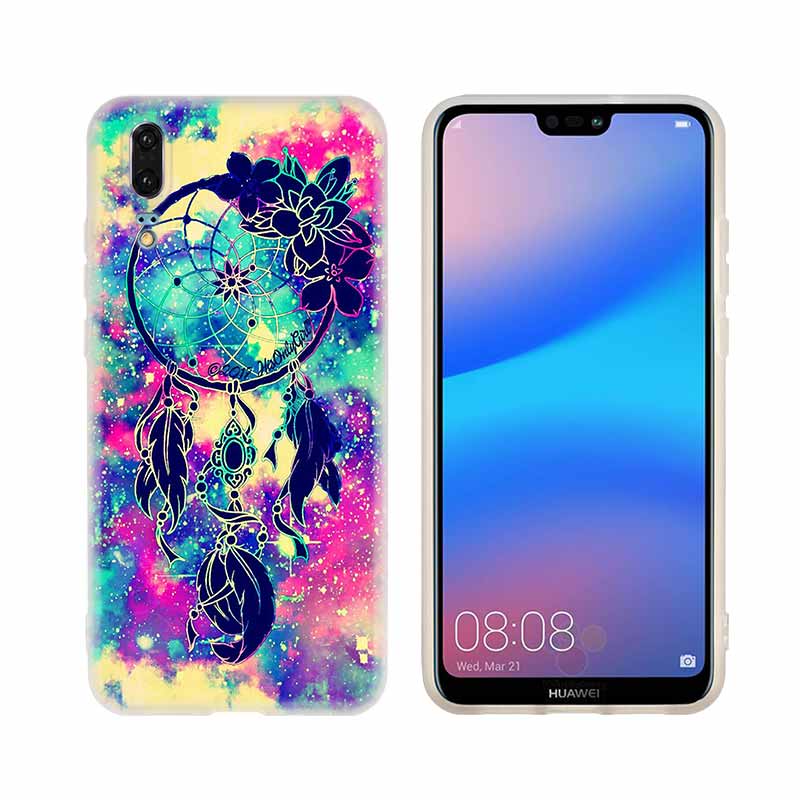 Dream Catcher Mandala Chakra TPU Soft Phone Case For Huawei P50 P40 P30 P20 Pro Lite P30lite P50lite P Samrt Z 2020 2019 Cover