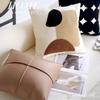 45X45Cm Brown Vintage Nordic Throw Pillow Cover Cream Light Luxury Sofa Cushion Waist Cover Simple Decorative Pillowcases