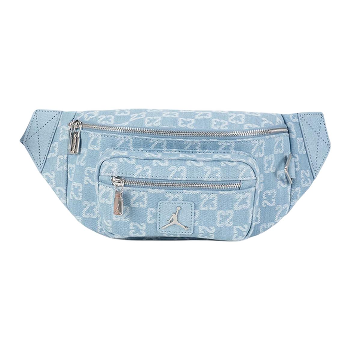 Jordan Polyester Crossbody Fanny Pack Unisex Denim Blue IZ8439-412