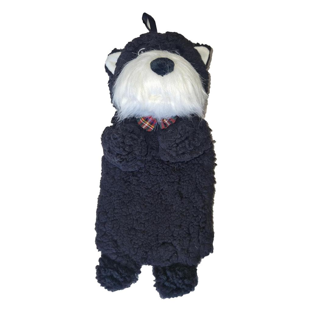 K Collection Skotsk Terrier 3D 750ml Varmeflaske og Trekk