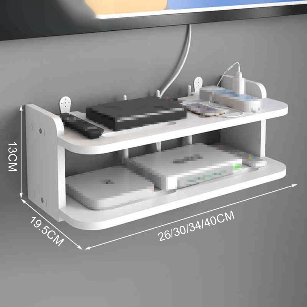 Router Organizer Environmentally Friendly Woodplastic Panels Handmade Mortise and Tenon Craftsmanship, Cable Management Box