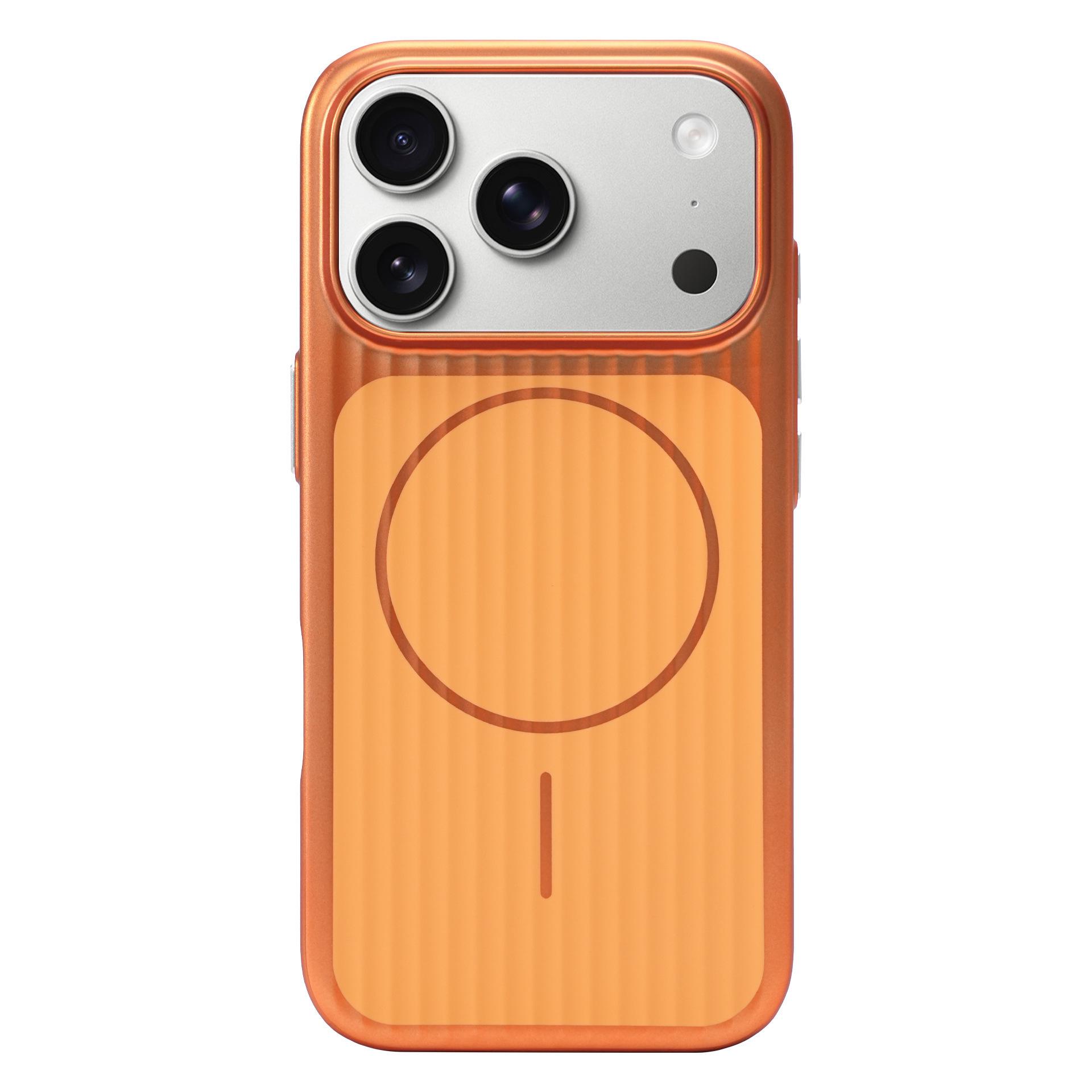 iPhone 17 Pro Max Dual-Tone Matte Case, Drop-Proof with Apple 16 Corrugated Texture. 15