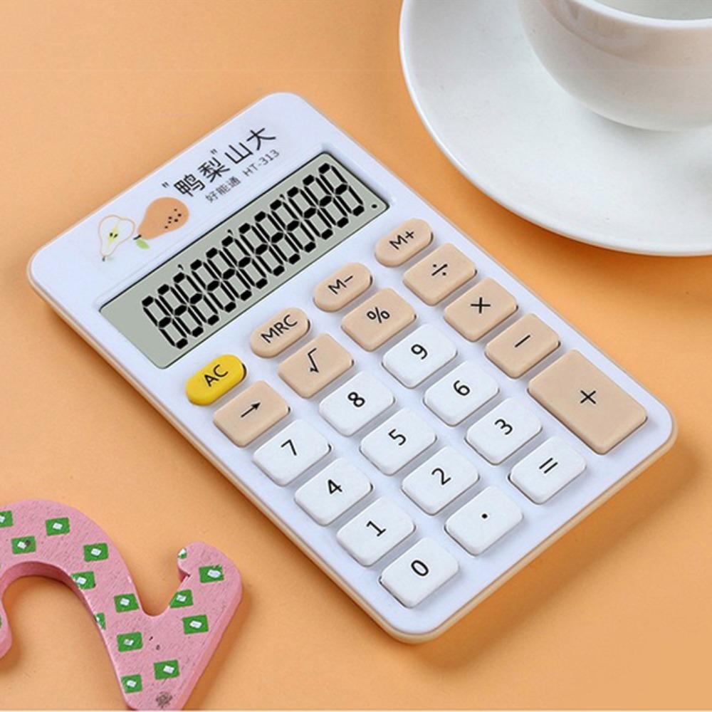 12-Digit Minimalist Mini Calculator Large LCD Display Electronic Calculator  Home