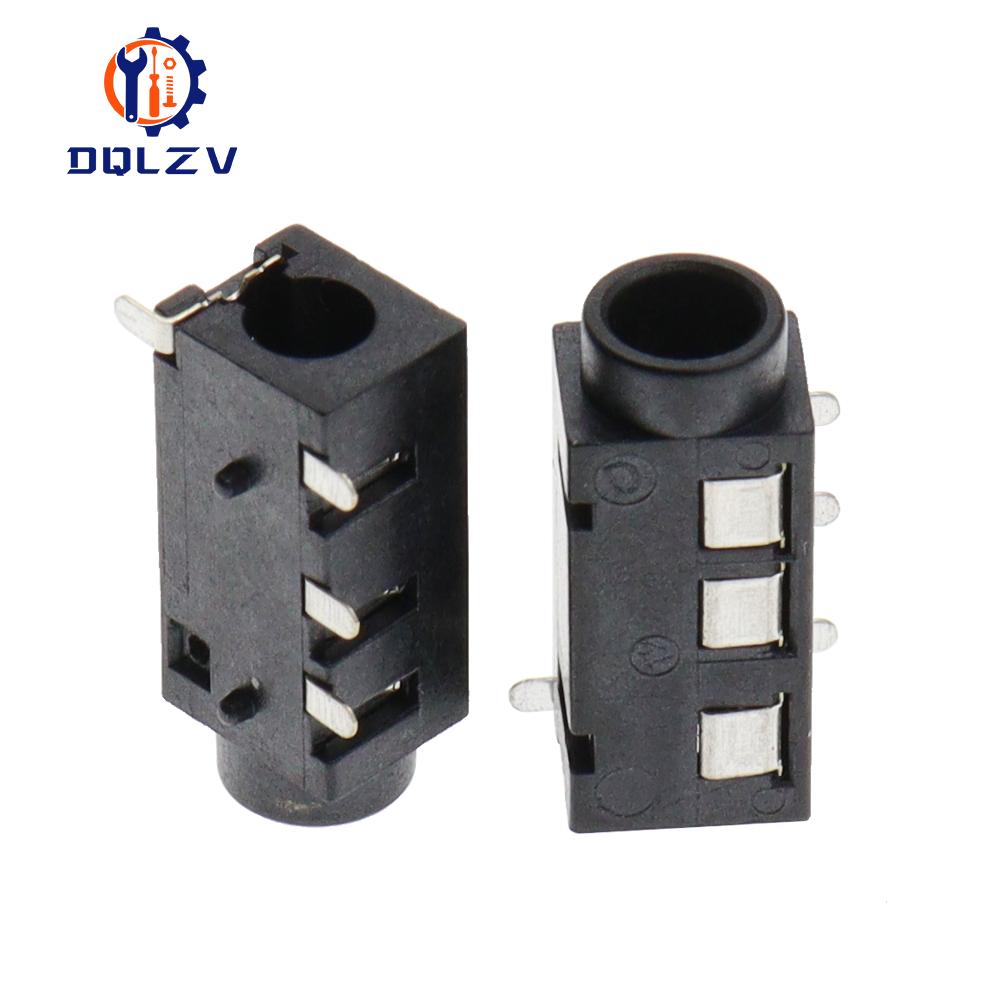 DIP/SMD PJ320A 3.5MM Headphone Audio Socket PJ-320D PJ320 PJ-320 4Pins Audio Interface 10PCS