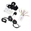 Electric Bike Conversion Kit 24V 500W Brushed Controller Thumb Throttle Headlamp and Switch for Scooters