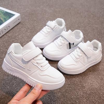Performance Klassenkameraden Kinder kleine weiße Schuhe Jungenschuhe 2025 Frühling und Herbst neue Studenten Mädchen weiße Sportschuhe