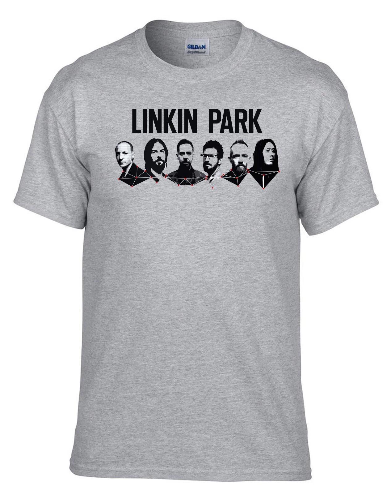 Linkin Park Rock Music Grau Kinder T-Shirt -070_GR-Kids XXL