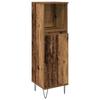 Bathroom Furniture Set with Shelf 3 pcs Reclaimed Wood Look Wood Based Material