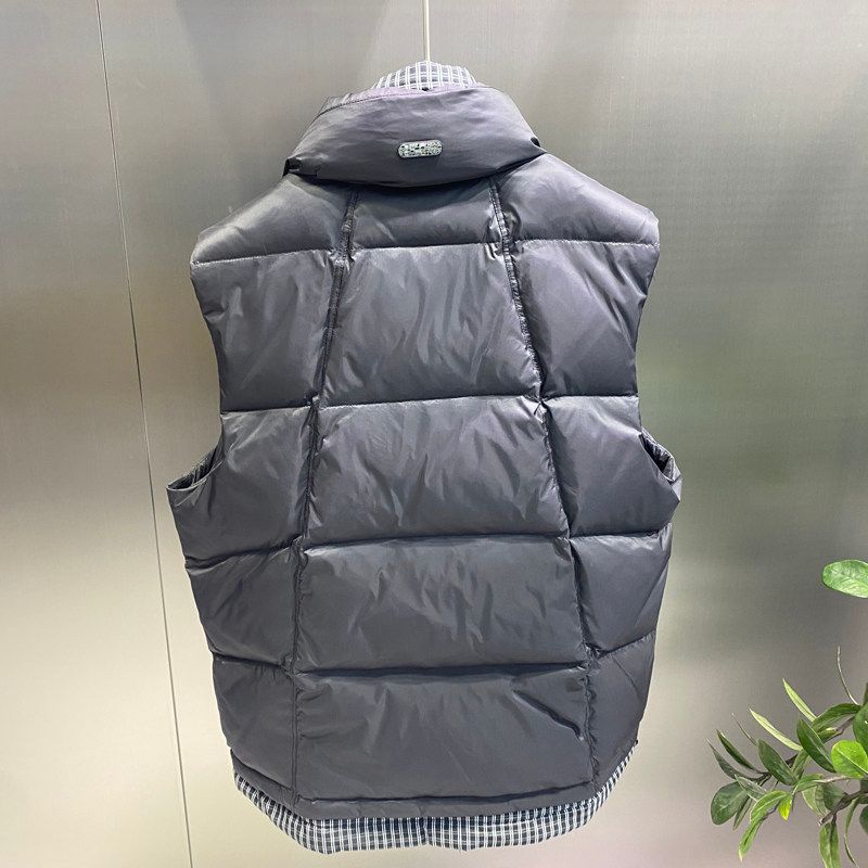 Clearance Foreign Trade Surplus Men's Casual Thickened down Vest for Autumn and Winter, Cold-Proof Sports Sleeveless Jacket