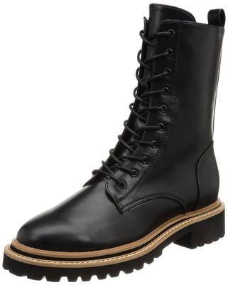 Fashion Boots Stitch Koba Lace Up Boots BLC [Ebor]
