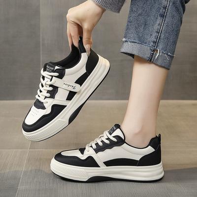 Little White Shoes Women's Shoes Spring and Autumn Breathable Color Matching Board Shoes Casual Fashion Versatile Light Sports Shoes