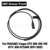 Motorcycle ABS Wheel Speed Sensor For PIAGGIO Vespa GTS 300 250 310 GTV 300 GTS300 2017-2025 2024 Speed Sensor Front Accessories