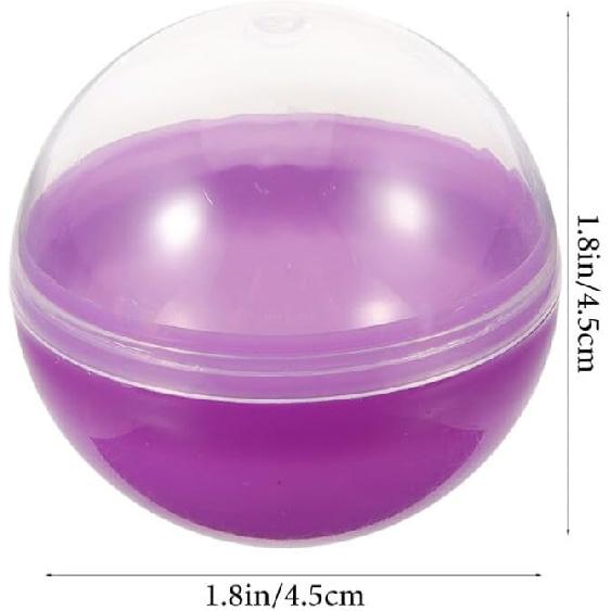 60pcs Toys Gumballs Vending Machine Capsules Fillable Capsules Gumballs Machine Capsules Party Favor Fillable Empty Balls Empty Ball for Party
