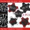 4 PCS 735626312 735626311 Car Wheel Center Hub Caps Replacement for Fiat 500X 334 2014 to 2023 Wheel Hub Center Cap Cover