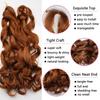 22inch 150g  Synthetic Body Wave Curly  Pony French Spiral Curl Hair Wavy Braiding Hair
