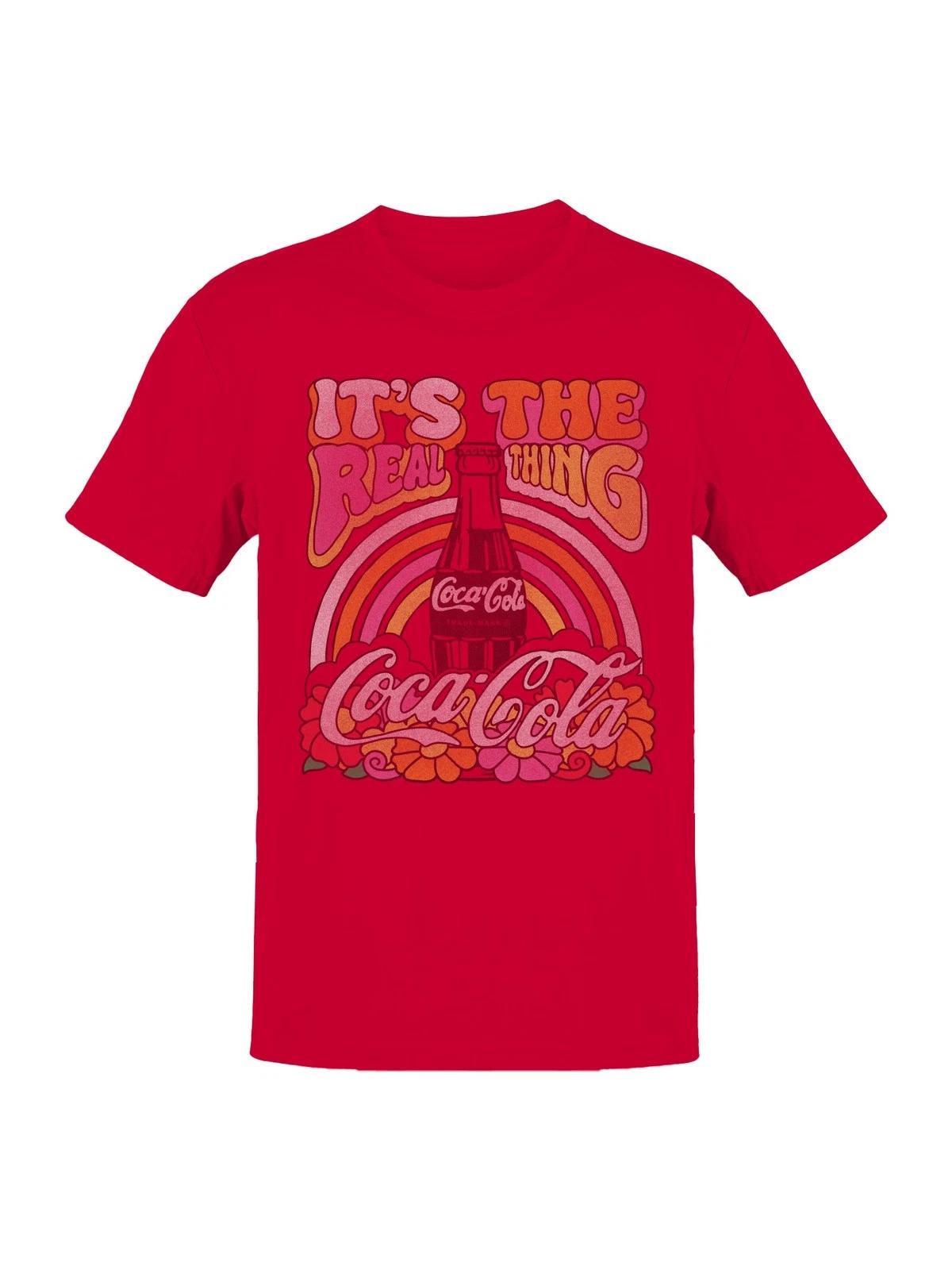 Coca Cola Retro Coca-Cola Real Thing Art Men s T-shirt S